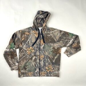 Camouflage zip up hoodie